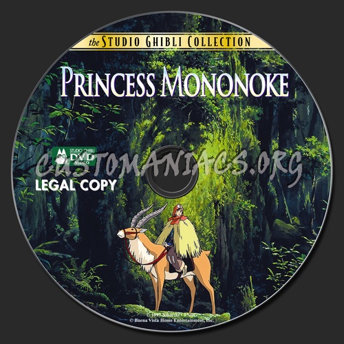 Princess Mononoke dvd label