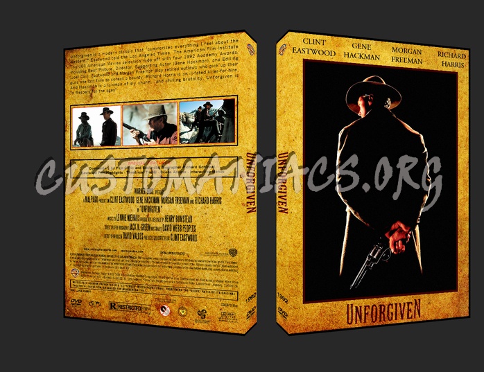 Unforgiven 1992 dvd cover