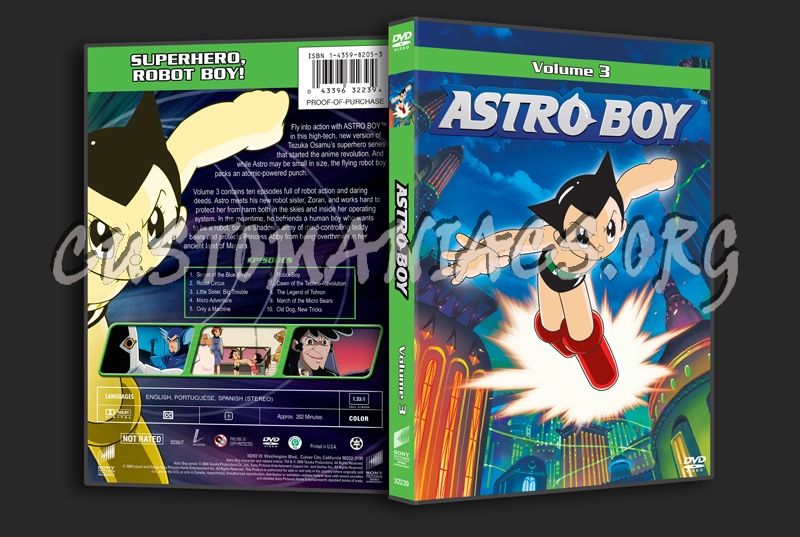 Astro Boy Volume 3 dvd cover