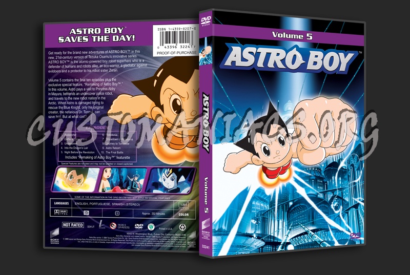 Astro Boy Volume 5 dvd cover