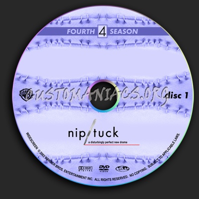 Nip Tuck - Season 4 dvd label