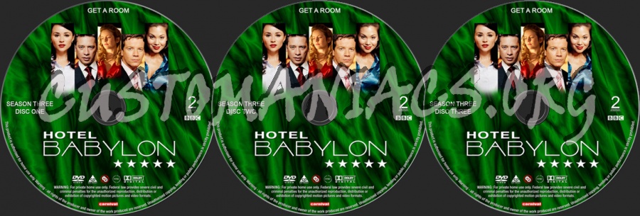 Hotel Babylon Season 3 dvd label