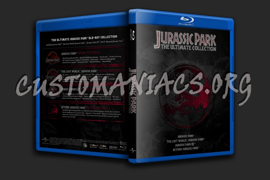 Jurassic Park Trilogy blu-ray cover - DVD Covers & Labels by ...