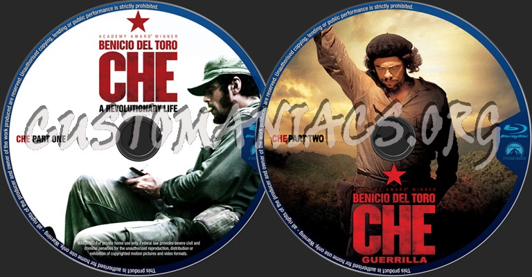 Che Part One & Two blu-ray label