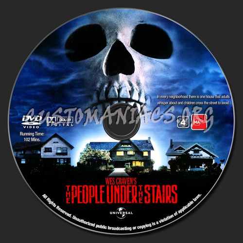 The People Under The Stairs dvd label