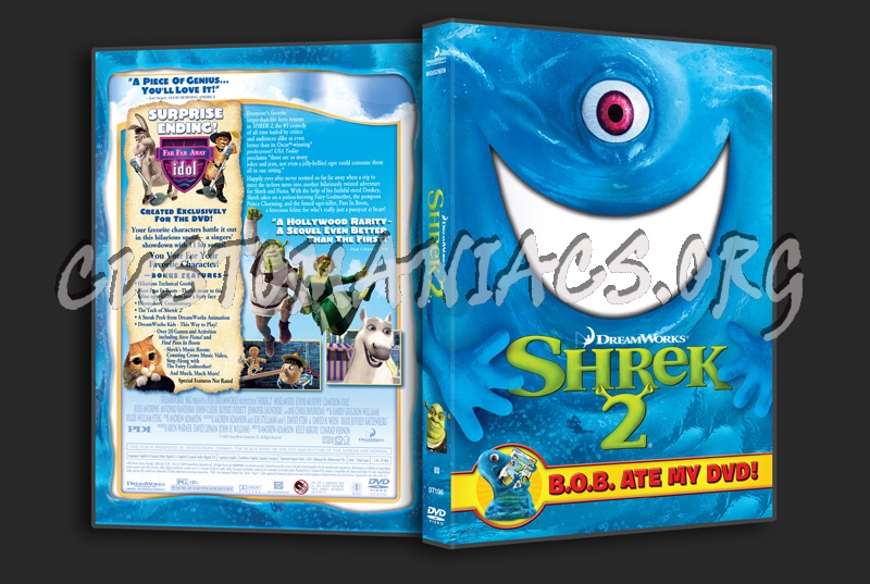 Shrek 2 dvd cover