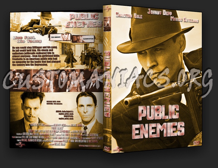 Public Enemies dvd cover