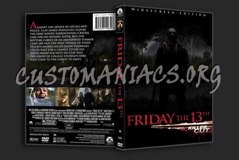 Friday the 13th Killer Cut dvd cover