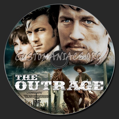 The Outrage dvd label