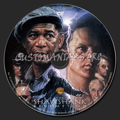 The Shawshank Redemption dvd label