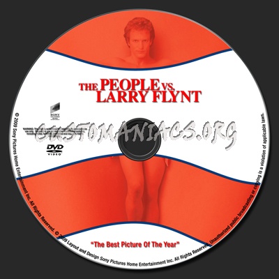 The People Vs Larry Flynt dvd label