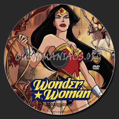 Wonder Woman 2009 dvd label