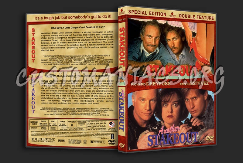 Stakeout / Another Stakeout Double Feature dvd cover