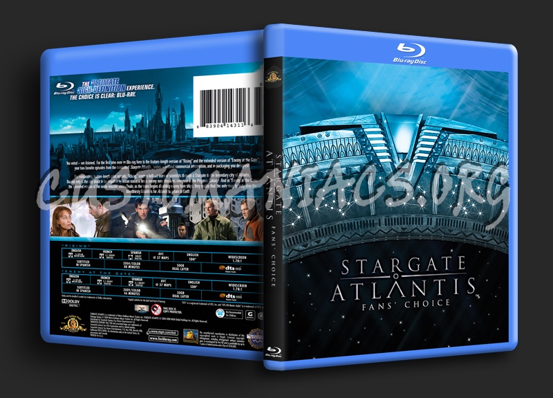 Stargate Atlantis Fans Choice blu-ray cover