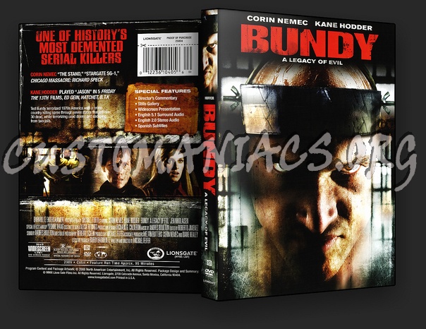 Bundy A Legacy of Evil dvd cover