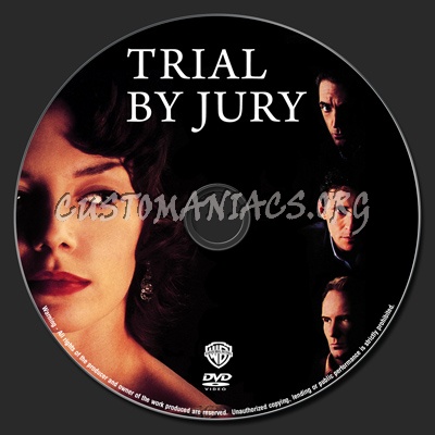 Trial By Jury dvd label