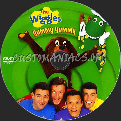 The Wiggles - Yummy Yummy dvd label