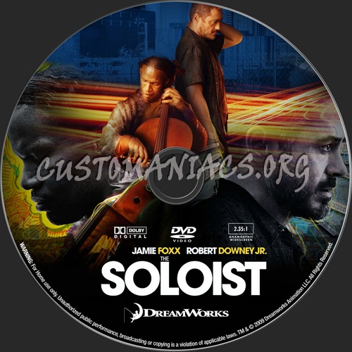 The Soloist dvd label