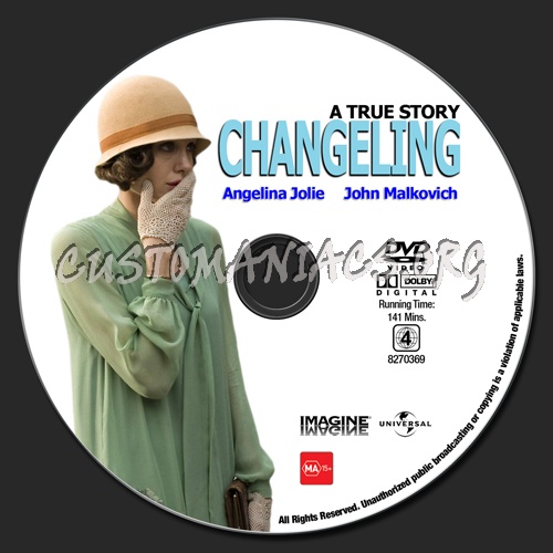 Changeling dvd label