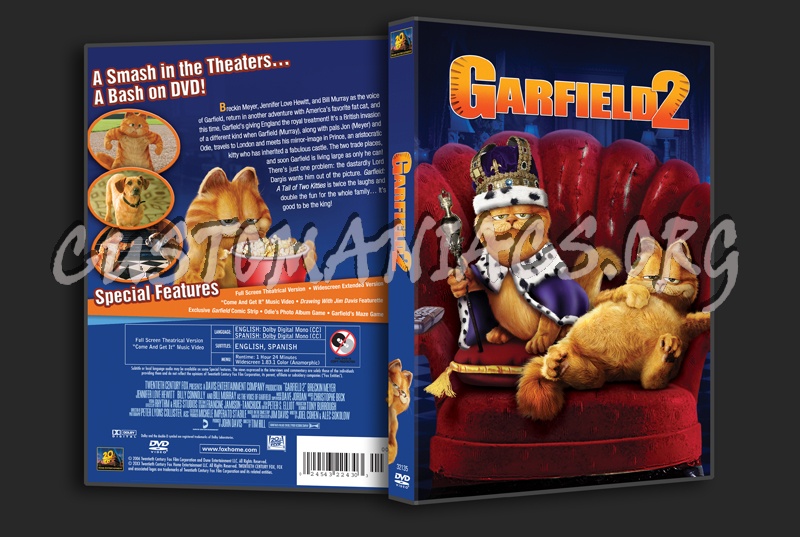 Garfield 2 dvd cover