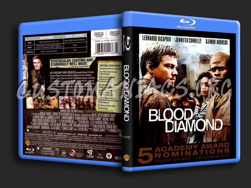 Blood Diamond blu-ray cover