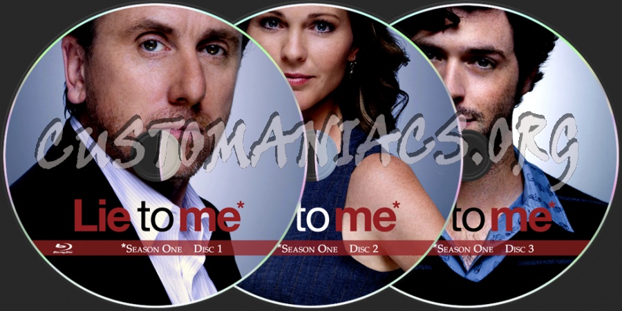 Lie to Me Season 1 dvd label