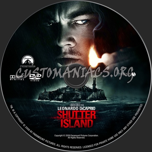 Shutter Island dvd label