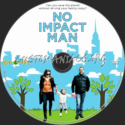 No Impact Man The Documentary dvd label