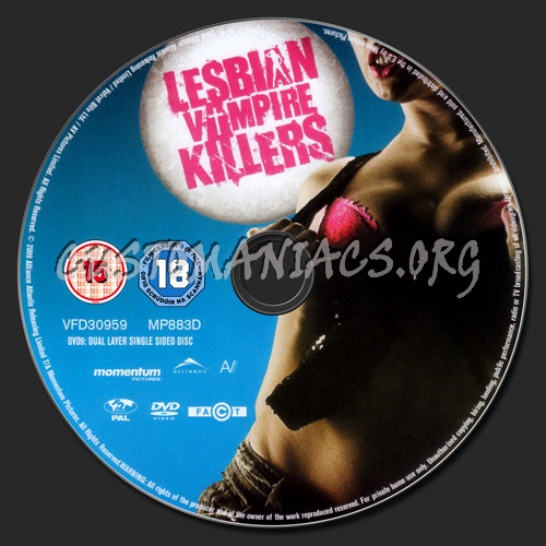 Lesbian Vampire Killers dvd label