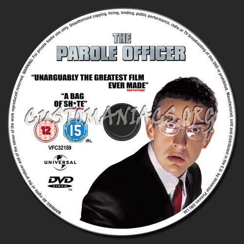 Parole Officer dvd label