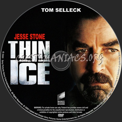 Jesse Stone Thin Ice dvd label