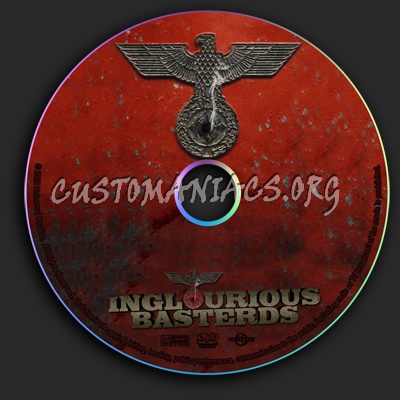 Inglourious Basterds dvd label