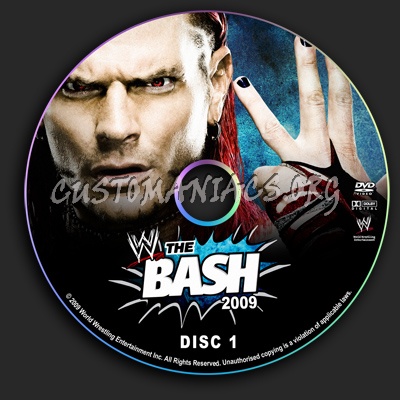 WWE - The Bash 2009 dvd label