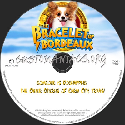 The Bracelet of Bordeaux dvd label