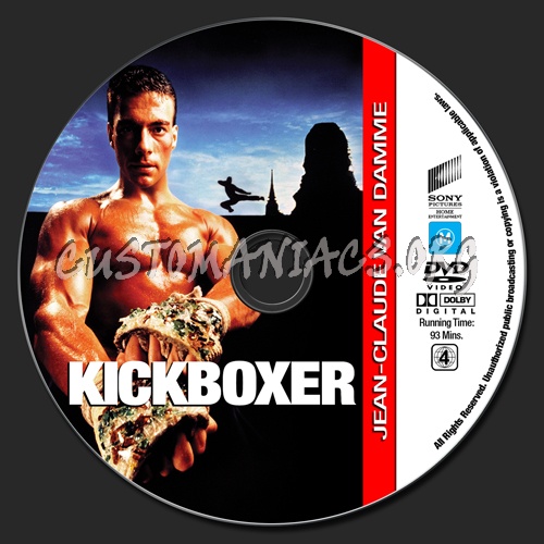 Van Damme Collection - Kickboxer dvd label