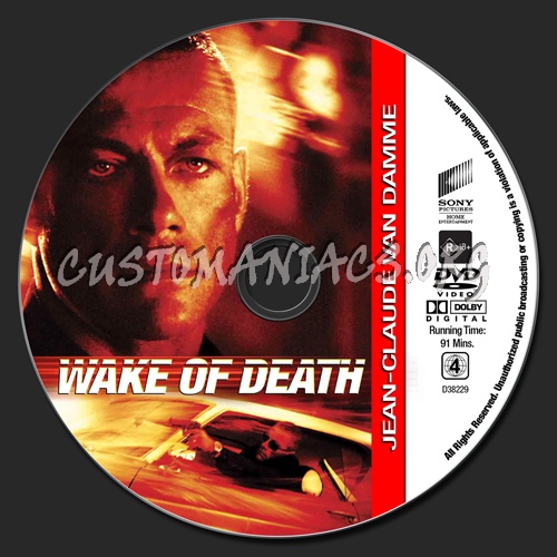 Van Damme Collection - Wake Of Death dvd label