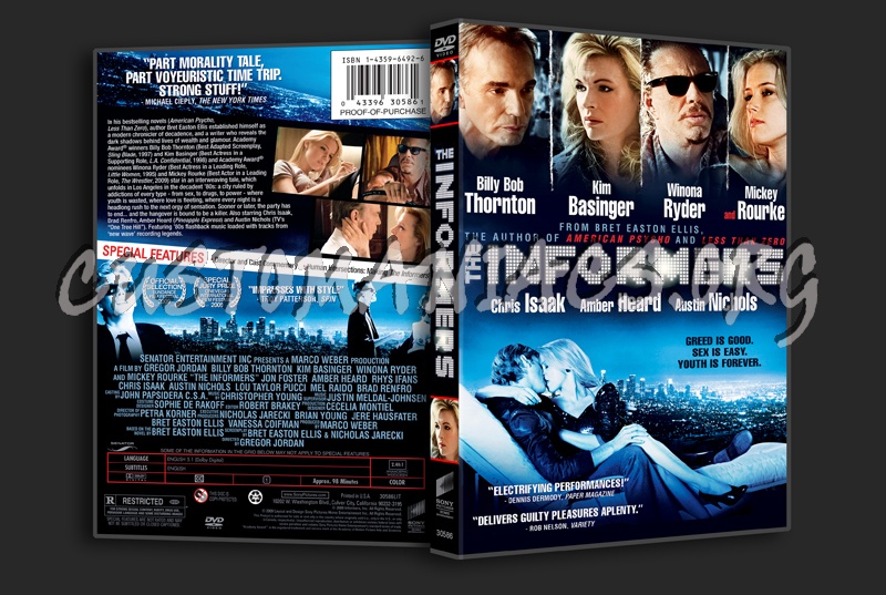 The Informers dvd cover