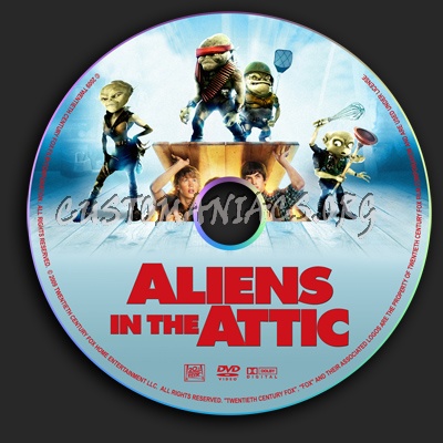 Aliens In The Attic dvd label - DVD Covers & Labels by Customaniacs, id ...