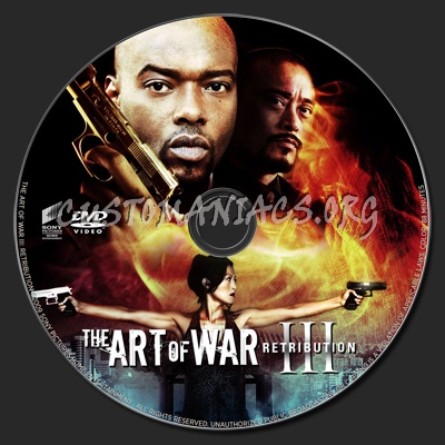 The Art of War III: Retribution dvd label