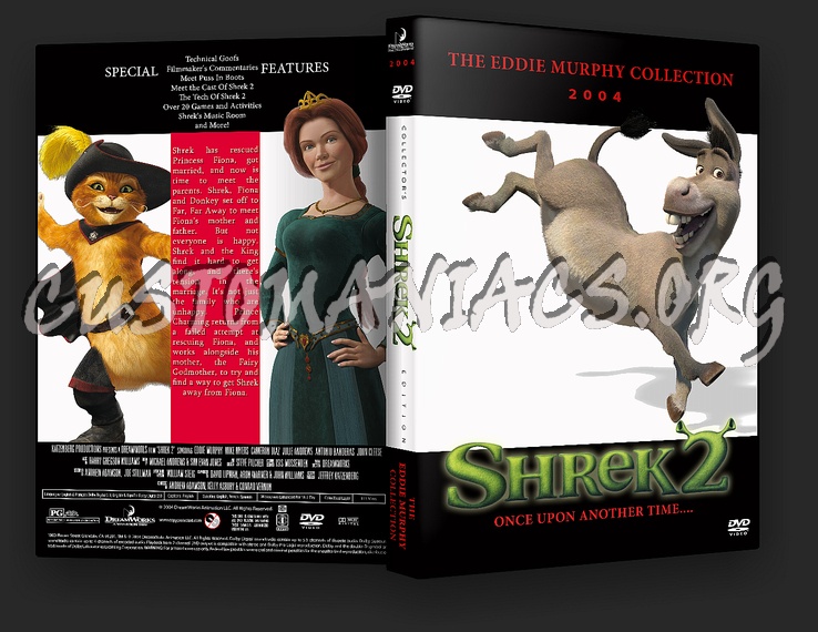 Shrek 2 - The Eddie Murphy Collection dvd cover