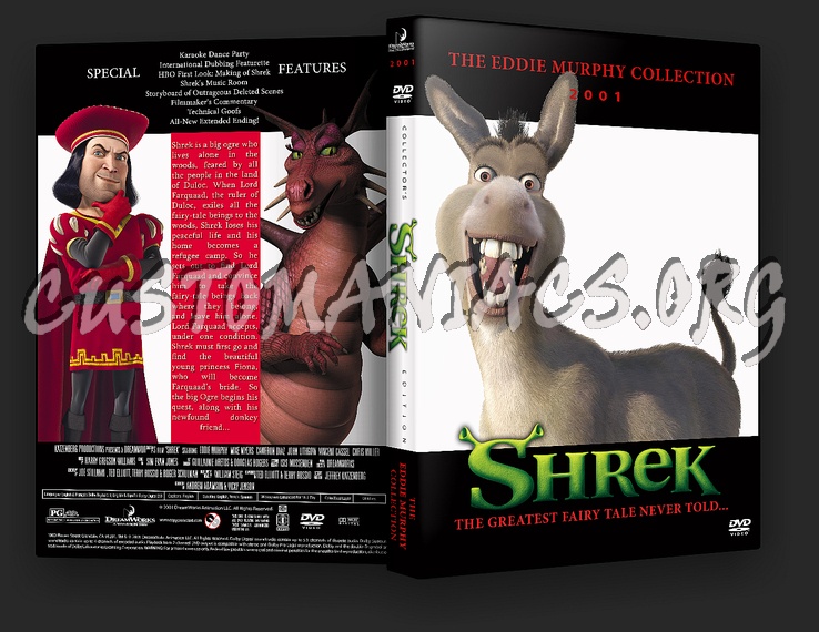 Shrek - The Eddie Murphy Collection dvd cover