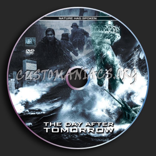 The Day After Tomorrow dvd label