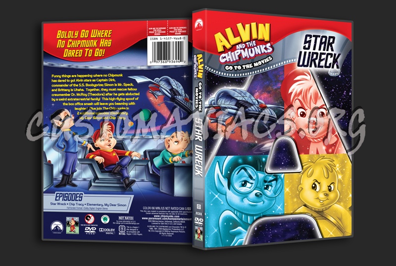 Alvin and the Chipmunks go to the Movies:  Star Wreck dvd cover