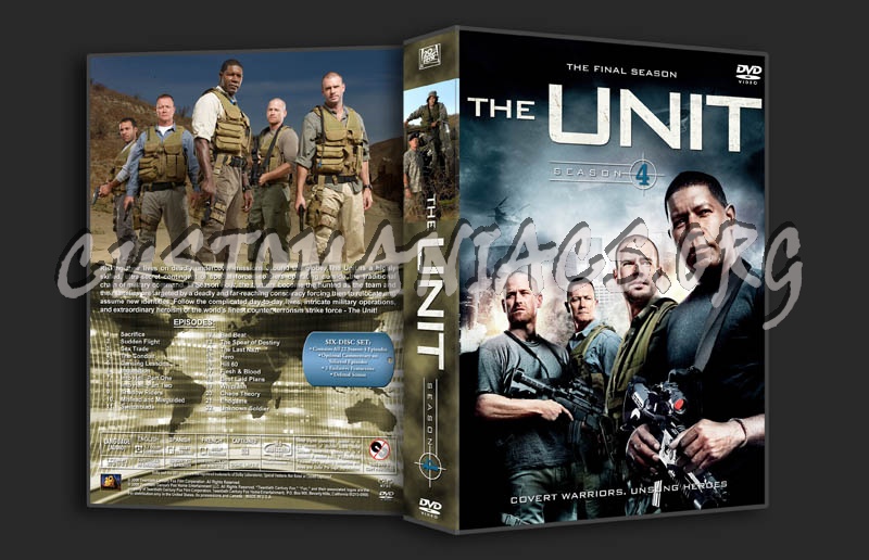 The Unit: Seasons 1-4 dvd cover