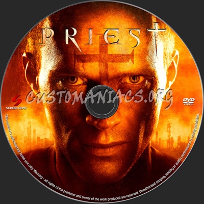 Priest dvd label