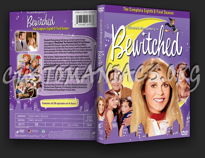 Bewitched Series 8 dvd cover
