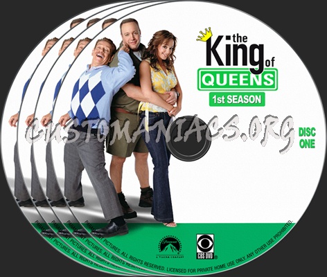 The King of Queens Season 1 dvd label