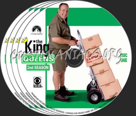 The King of Queens Season 2 dvd label