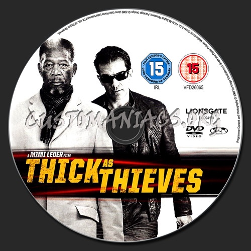 Thick as Thieves dvd label