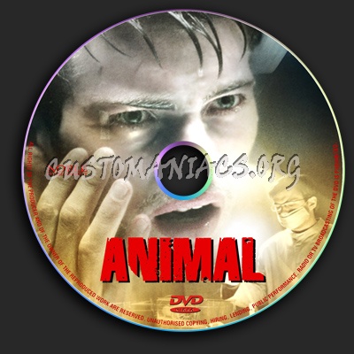 Animal dvd label